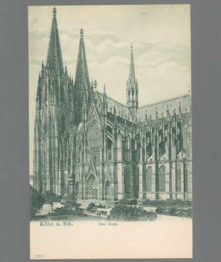 Cologne on the Rhine. The Cathedral