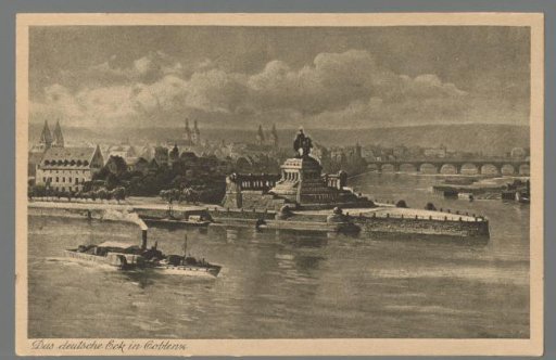 The German Corner in Coblenz
