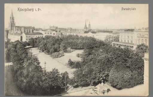 Königsberg in Prussia. Parade Square