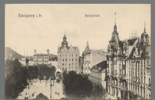 Königsberg in Prussia. Parade Square