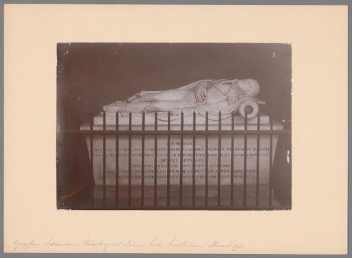 Monument of Jonkheer Jan Hendrik van Kinsbergen in the New Church in Amsterdam