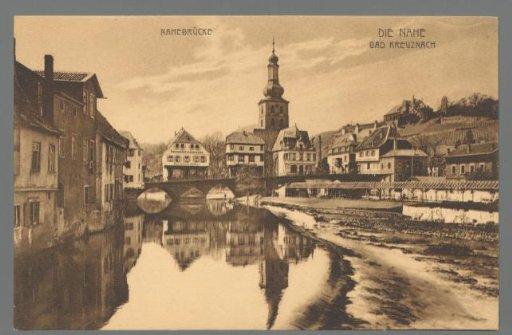 Nahebrücke. The Nahe. Bad Kreuznach