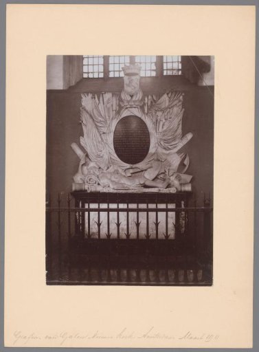 Monument of Jan van Galen in the New Church in Amsterdam