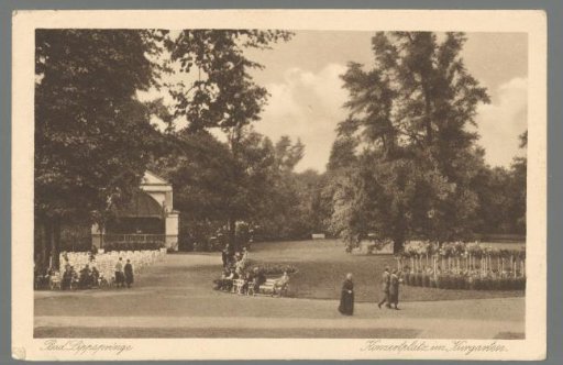 Bad Lippspringe. Concert Square in the Spa Garden
