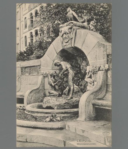Leipzig. Fairy Tale Fountain