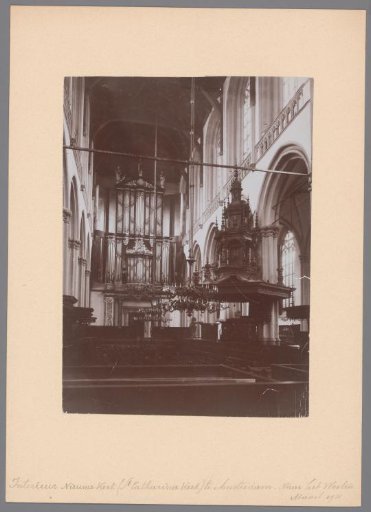 Interior of the New Church in Amsterdam