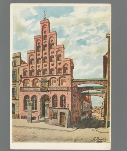 Lübeck. House of the Shipowners' Society