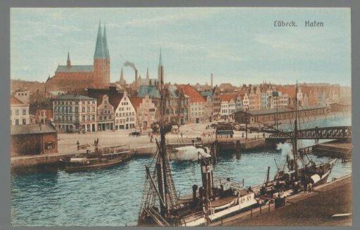 Lübeck. Harbour