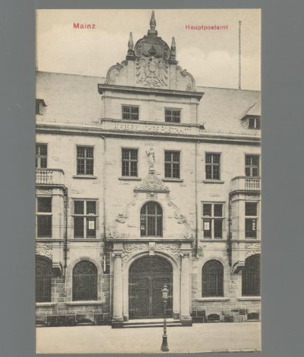 Mainz. Main Post Office