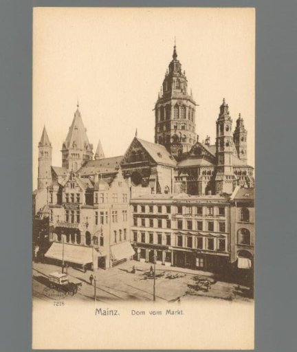 Mainz. Cathedral from the Market