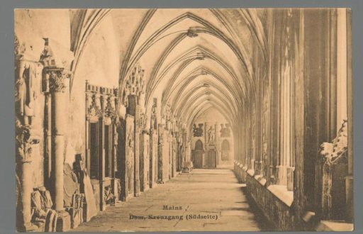 Mainz. Cathedral, Cloister (South Side)