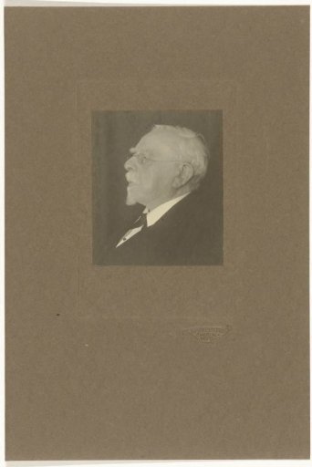 Portrait of August Allebé, in Profile