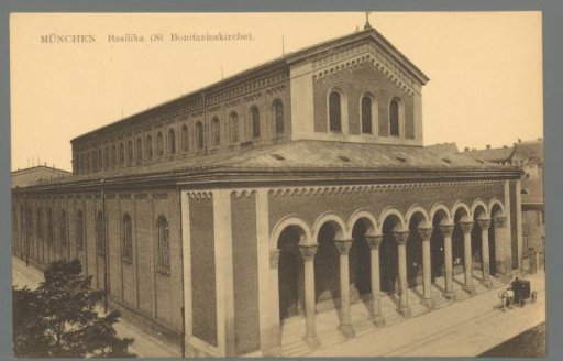 Munich. Basilica (St. Bonifaziuskirche)