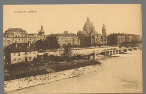 Munich. Isar Quay