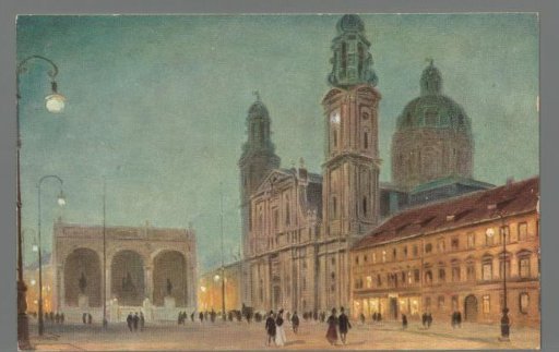 Munich: Theatinerkirche and Feldherrnhalle