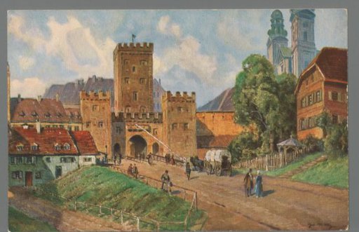 Old Munich. Schwabingertor