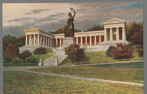 Munich, Bavaria with Ruhmeshalle