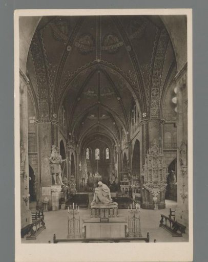 The Cathedral in Münster i. W. Nave looking east, main construction period 1225/65