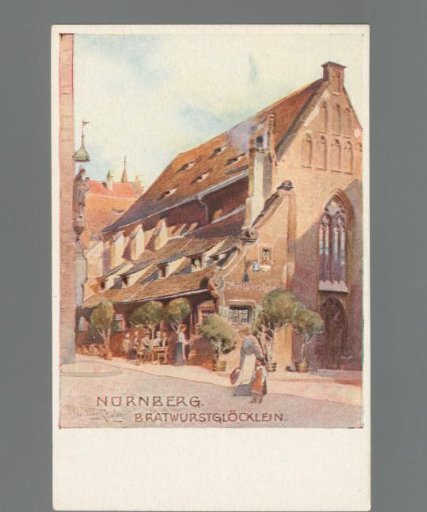 Nuremberg. Bratwurst Bell