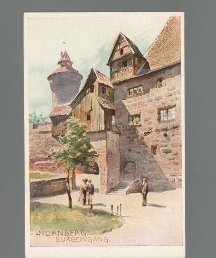 Nuremberg. Castle Entrance