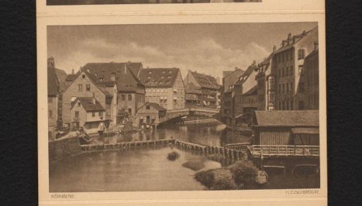 Nuremberg. Confluence of the Pegnitz