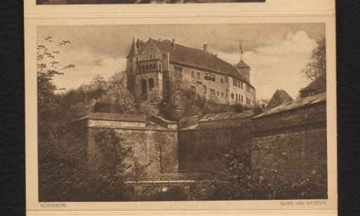 Nuremberg. Castle from the West