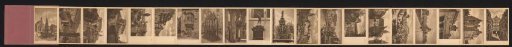 Leporello album with scenes from Nuremberg