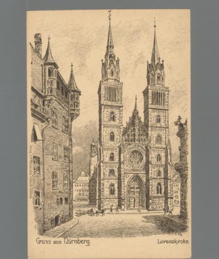 Greetings from Nuremberg. Lorenzkirche