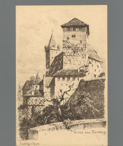 Greetings from Nuremberg. Pentagonal Tower
