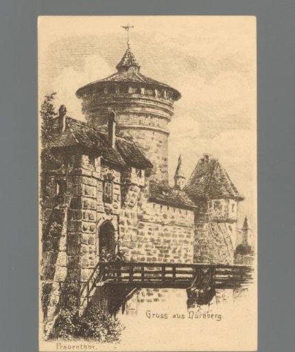 Greetings from Nuremberg. Frauentor