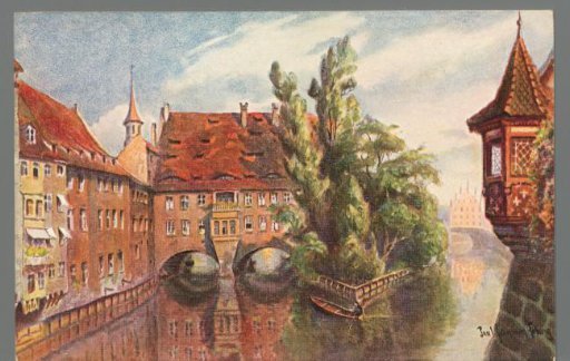 Nuremberg, Part by the Museumsbrücke
