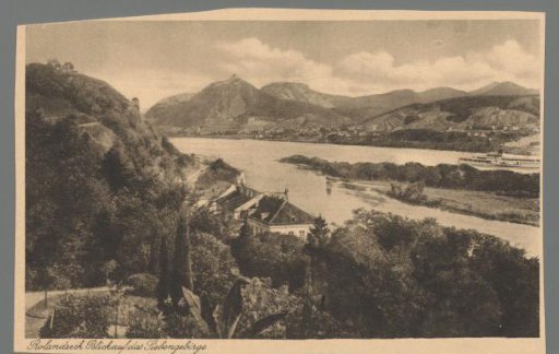 Rolandseck. View of the Seven Mountains