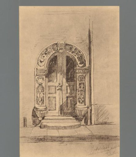 Rudolstadt. Old Portal in the Lower Market Street
