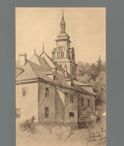 Rudolstadt. Ludwigsburg and Town Church