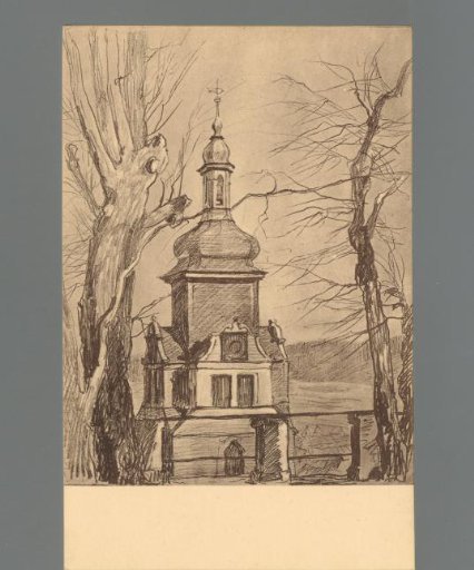 Rudolstadt. Town Church Viewed from the Castle Garden