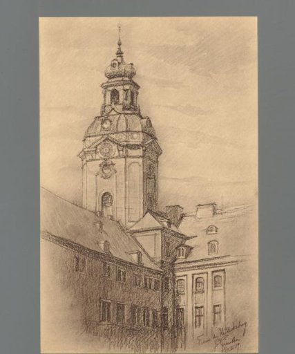 Rudolstadt. Tower of the Heidecksburg