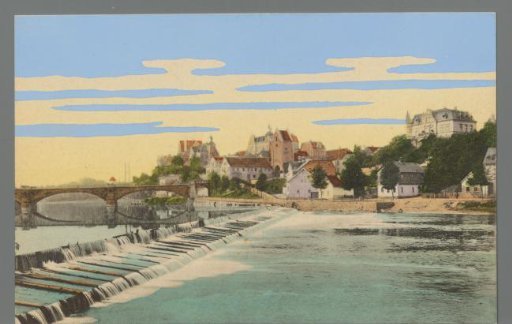 Saalfeld a. S. Scene at the Weir