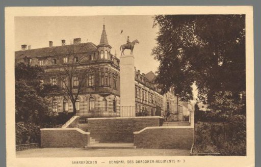 Saarbrücken - Monument of the 7th Dragoon Regiment