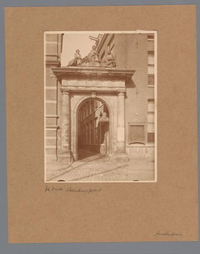 View of the Oudemanhuispoort in Amsterdam