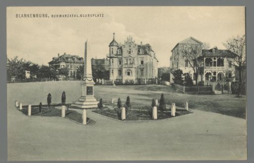 Blankenburg, Schwarzatal, Georgplatz