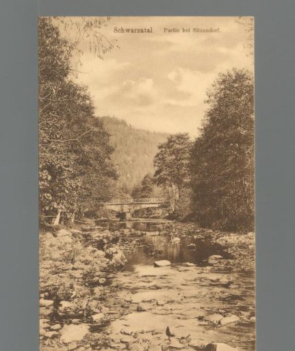 Schwarzatal. View near Sitzendorf
