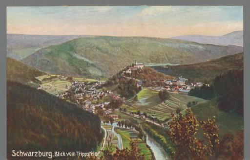 Schwarzburg, View from the Trippstein