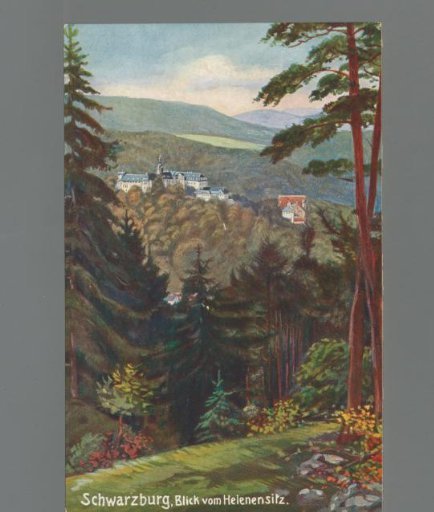 Schwarzburg, View from the Helenensitz