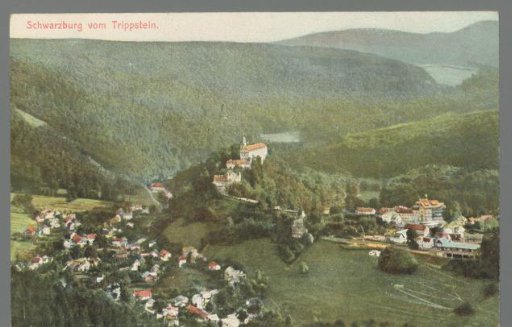 Schwarzburg from the Trippstein