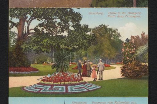 Strasbourg. Scene in the Orangery / Partie dans l'Orangerie