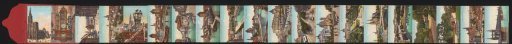 Leporello album with scenes from Strasbourg