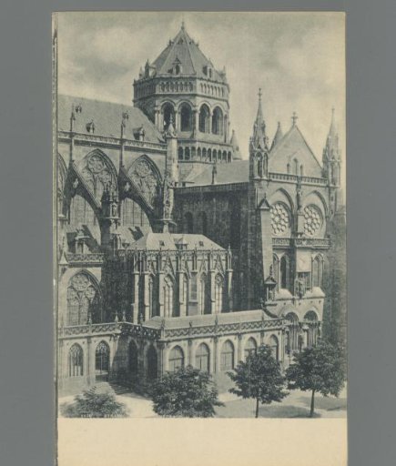 Strassburg - The Octagonal Tower and the Transept / Strasbourg - La Tour octogone et le Transept