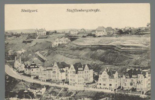 Stuttgart. Stafflenbergstraße