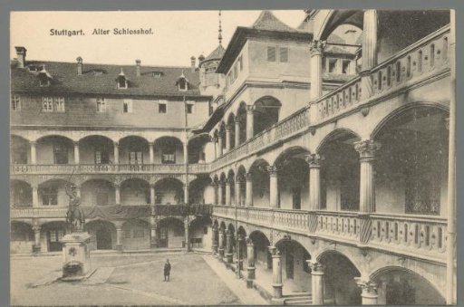 Stuttgart. Old Castle Courtyard