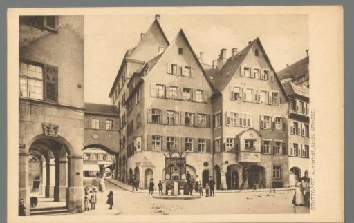 Stuttgart, Old Town, Geiss-Strasse
